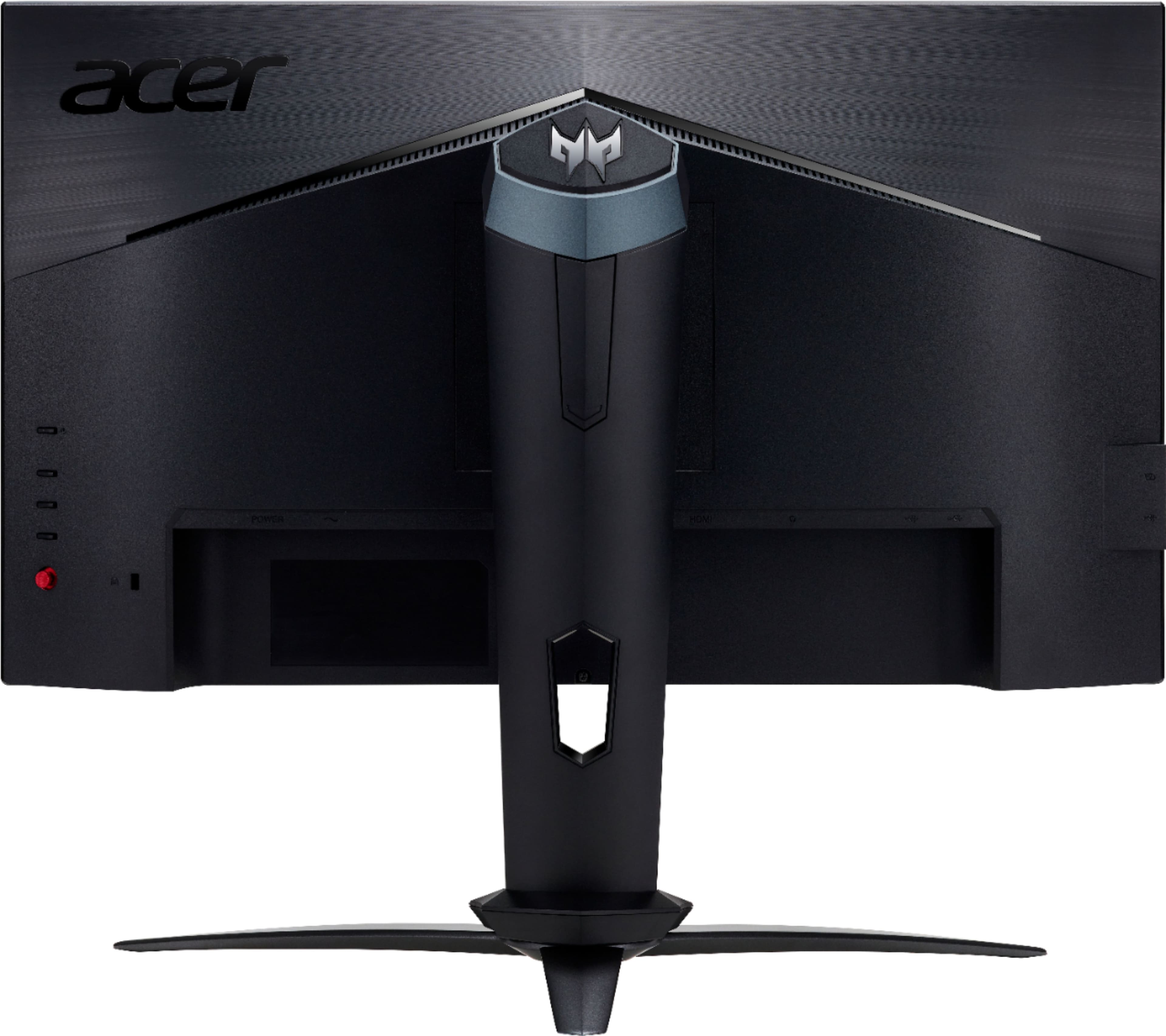 Back View: Acer - Predator XB253Q Gxbmiiprzx 24.5" FHD G-SYNC Compatible Monitor (HDMI)