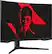 Alt View 13. Samsung - G77 Series 32" Curved WQHD Gaming Monitor With Special T1 Faker Design (HDMI, USB) - Black.