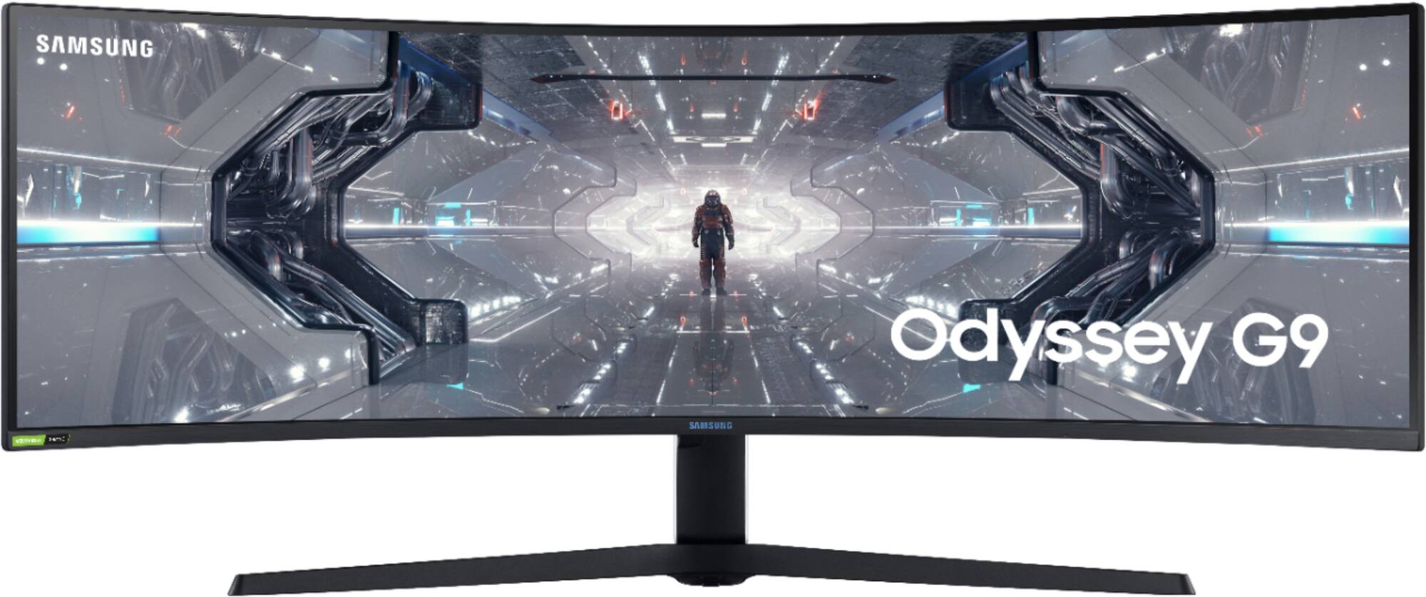 Samsung 49 Odyssey G9 Screen, QLED, Dual QHD Display