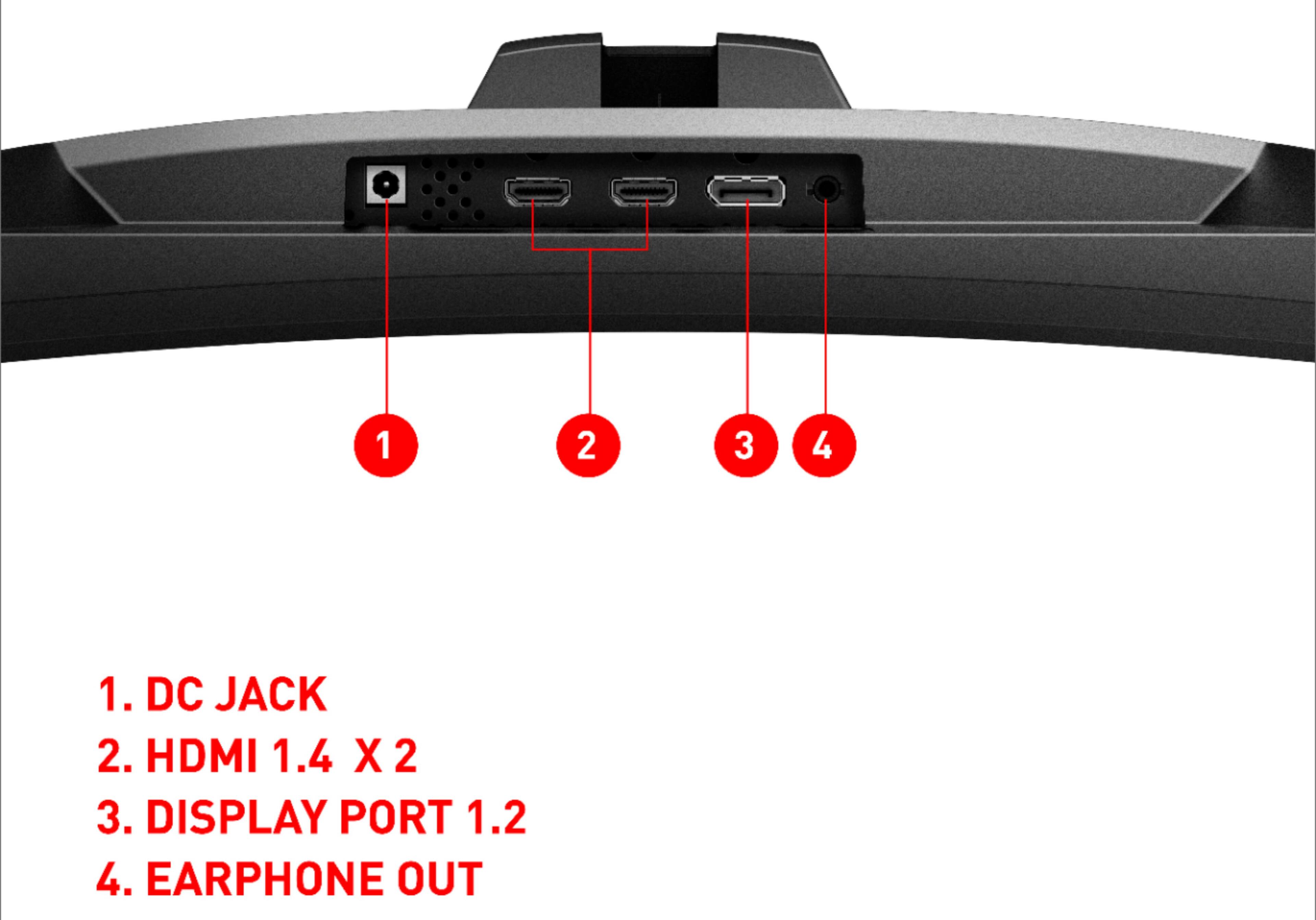 Alt View 14. MSI - Optix G27C5 27" FHD LED Curved Freesync Monitor (DisplayPort, HDMI) - Black.