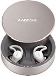Front. Bose - Sleepbuds II — Soothing Sounds and Noise-masking Technology Designed for Better Sleep - White/Silver.