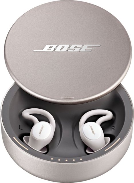 Front Zoom. Bose - Sleepbuds II — Soothing Sounds and Noise-masking Technology Designed for Better Sleep - White/Silver.