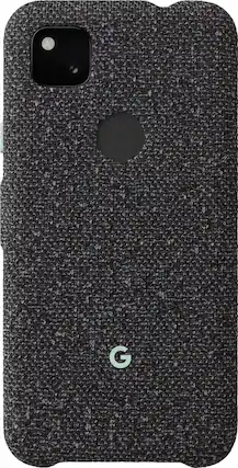 Front. Google - Pixel 4a Case - Licorice Black.