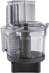 Vitamix - 12-cup Food Processing Attachment - Black - Front_Zoom