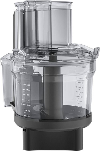 Vitamix 67591 12 Cup Food Processor Attachment Only Black/Clear New Open  Box