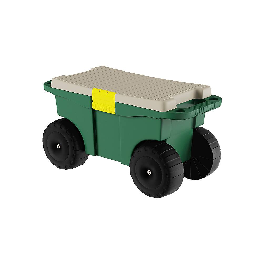 sit on garden cart with wheels