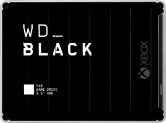 WD - BLACK P10 Game Drive for Xbox 1TB External USB 3.2 Gen 1 Portable Hard Drive - Black With White Trim - Front_Zoom