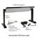 Alt View 15. AeroGarden - 45W LED Grow Light Panel - Grow Light for Plants - Black.