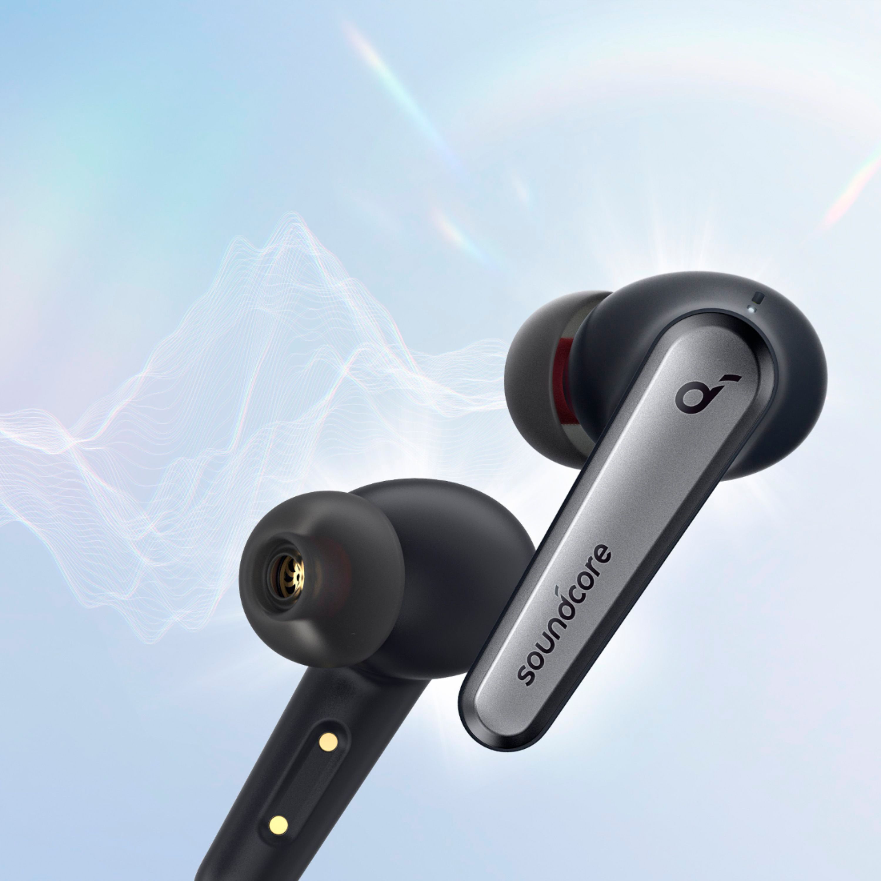 jeg er tørstig Ansigt opad Ampere Soundcore by Anker Liberty Air 2 Pro Earbuds Hi-Resolution True Wireless  Noise Cancelling In-Ear Headphones Black A3951Z11 - Best Buy