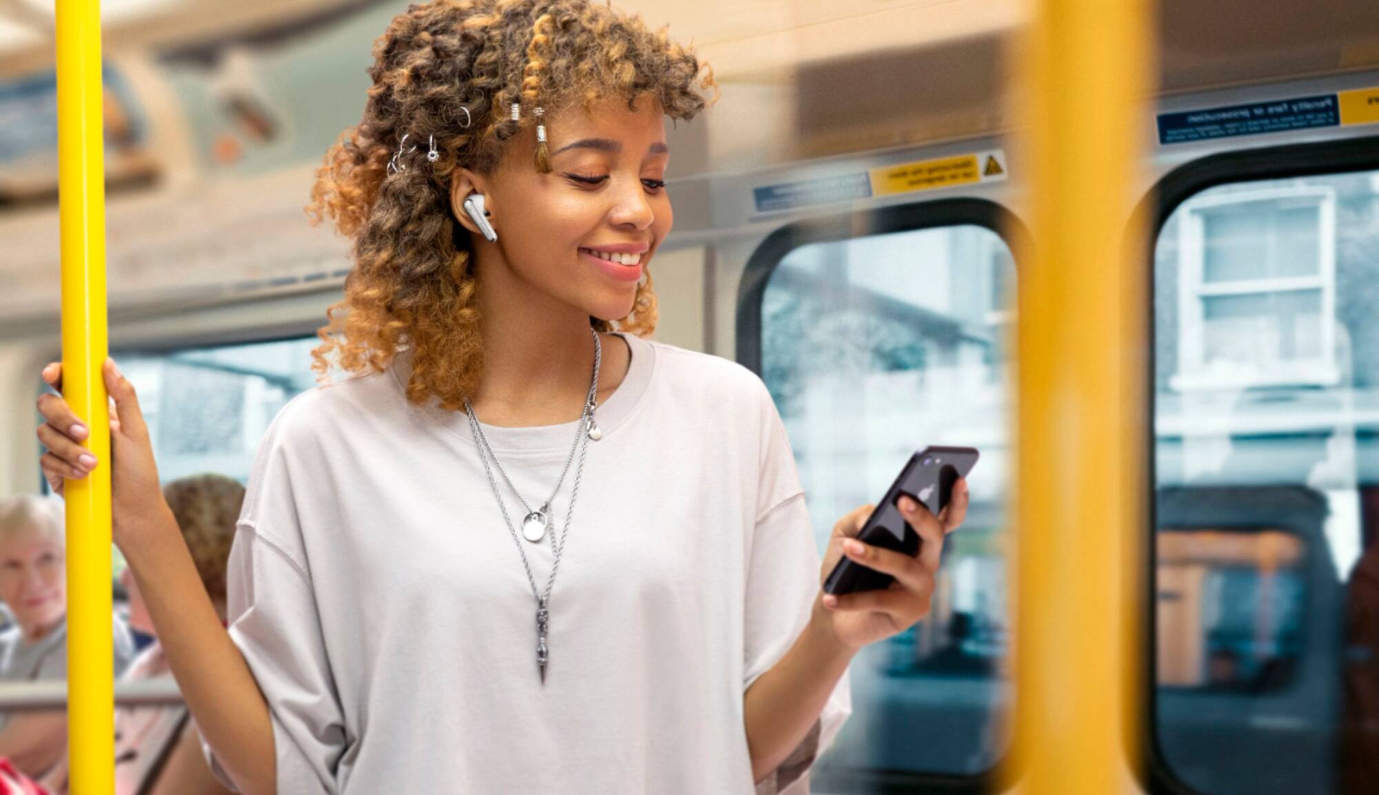 Zoom in on Alt View Zoom 13. Soundcore - by Anker Liberty Air 2 Pro Earbuds Hi-Resolution True Wireless Noise Cancelling In-Ear Headphones - White.