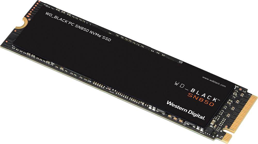 WD_BLACK 1TB SN850 NVMe Internal Gaming SSD Solid State Drive - Gen4 PCIe,  M.2 2280, 3D NAND, Up to 7,000 MB/s - WDS100T1X0E