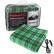 Angle. Fleming Supply - Electric Car Blanket- Heated 12V Polar Fleece Travel Throw for Car, Truck & RV- Great for Tailgating & Emergency Kits - Green Plaid.