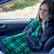 Alt View 16. Fleming Supply - Electric Car Blanket- Heated 12V Polar Fleece Travel Throw for Car, Truck & RV- Great for Tailgating & Emergency Kits - Green Plaid.