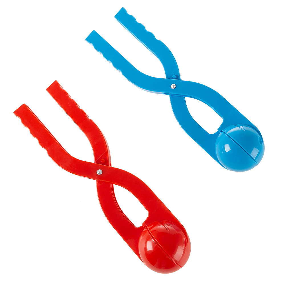 Hey! Play! - Set of 2 Snowball Maker Tool with Handle for Snow Ball Fights