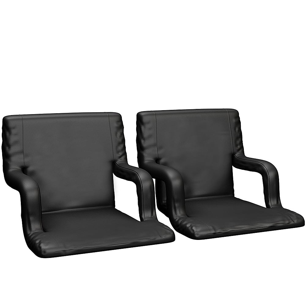 Home Complete 2 Pack Stadium Seat Cushions 15 5 Portable Padded Back   6425681cv11a 