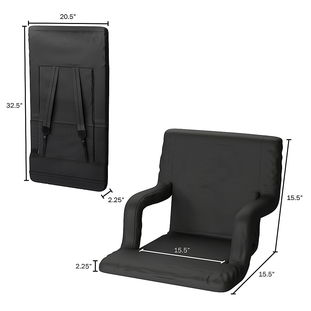 Padded Folding Portable Practical Seat 2pack Stadium Bleacher Cushion Chair 