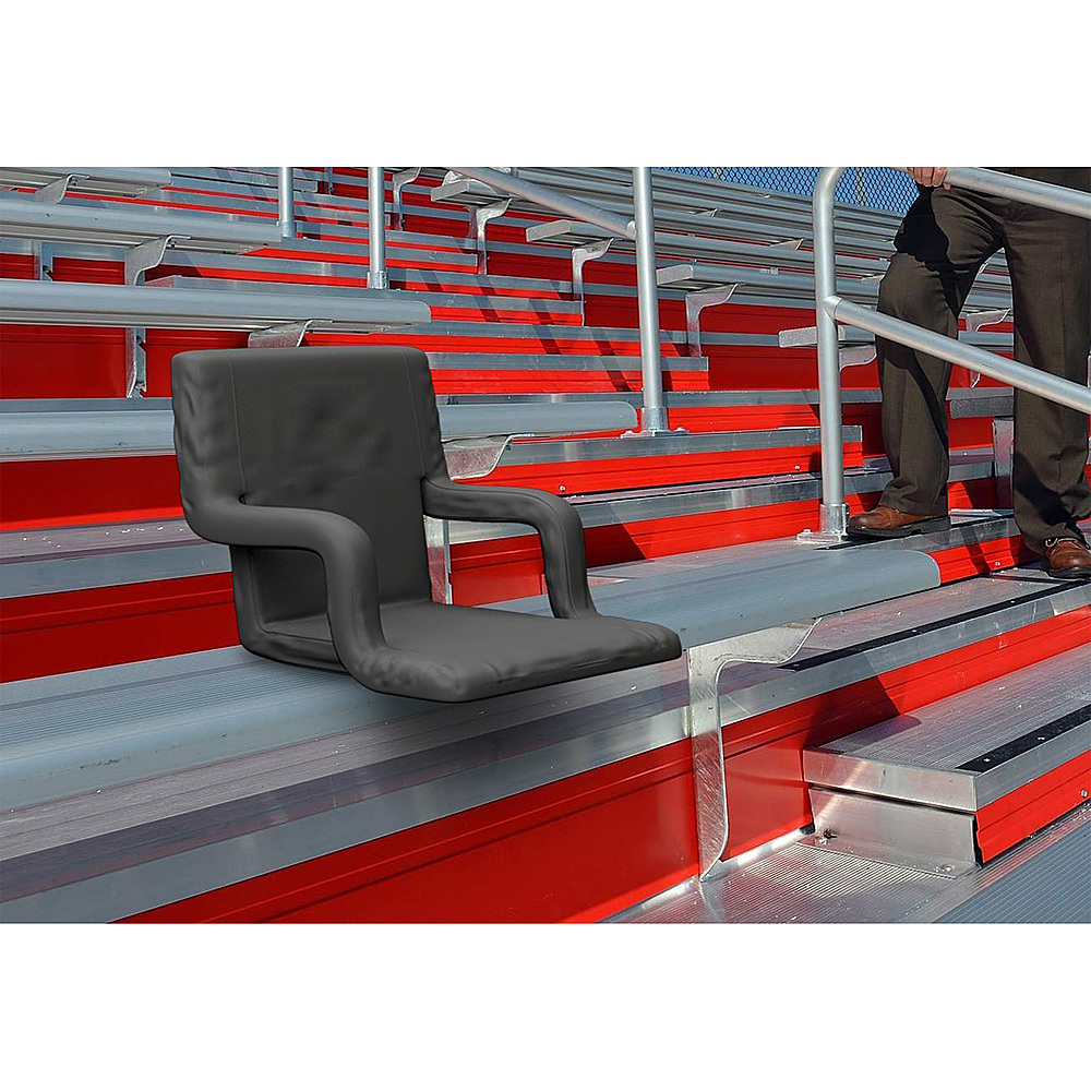 Details about   Sheenive Reclining Stadium Seats for Bleachers Padded Cushion Collapsible 