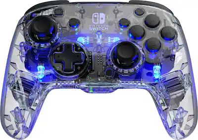 PDP Afterglow LED Wireless Deluxe Gaming Controller: Multicolor Nintendo Switch Transparent 500-137-NA - Best Buy PDP Afterglow LED Wireless Deluxe Gaming Controller: Multicolor Nintendo Switch Transparent 500-137-NA - Best Buy