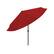 Alt View 11. Pure Garden - 10-Foot Patio Umbrella - Easy Crank Outdoor Table Patio Umbrella with Hand Crank and Auto Tilt - Red.