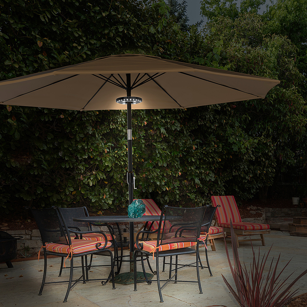 Patio Umbrella Parasol Lights Wireless Lamp with 24 4 LED Camping Tents 