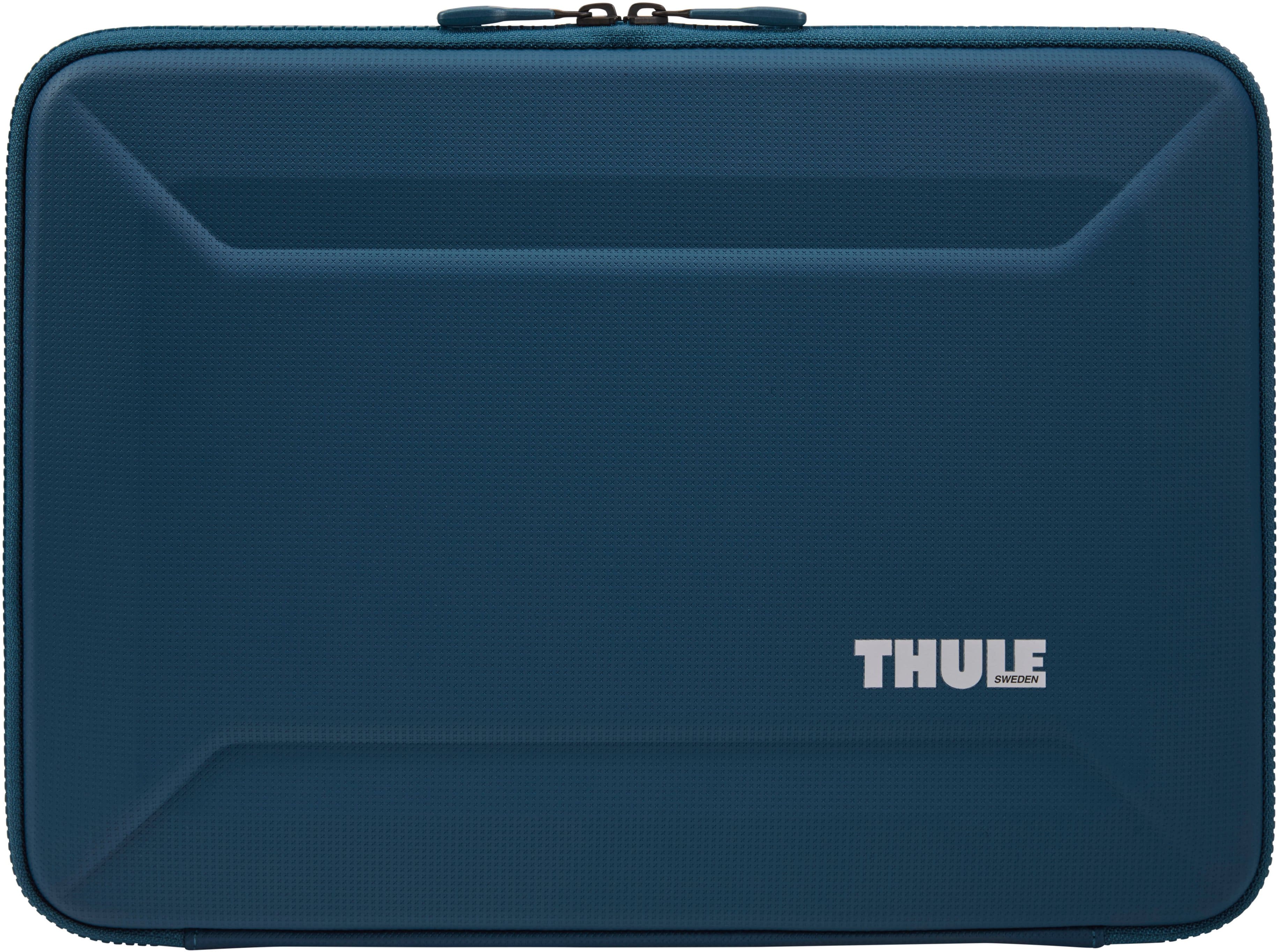 Front. Thule - Gauntlet Laptop Sleeve Laptop Case for 16” Apple MacBook Pro, 15” Apple MacBook Pro, PCs Laptops & Chromebooks up to 14” - Blue.