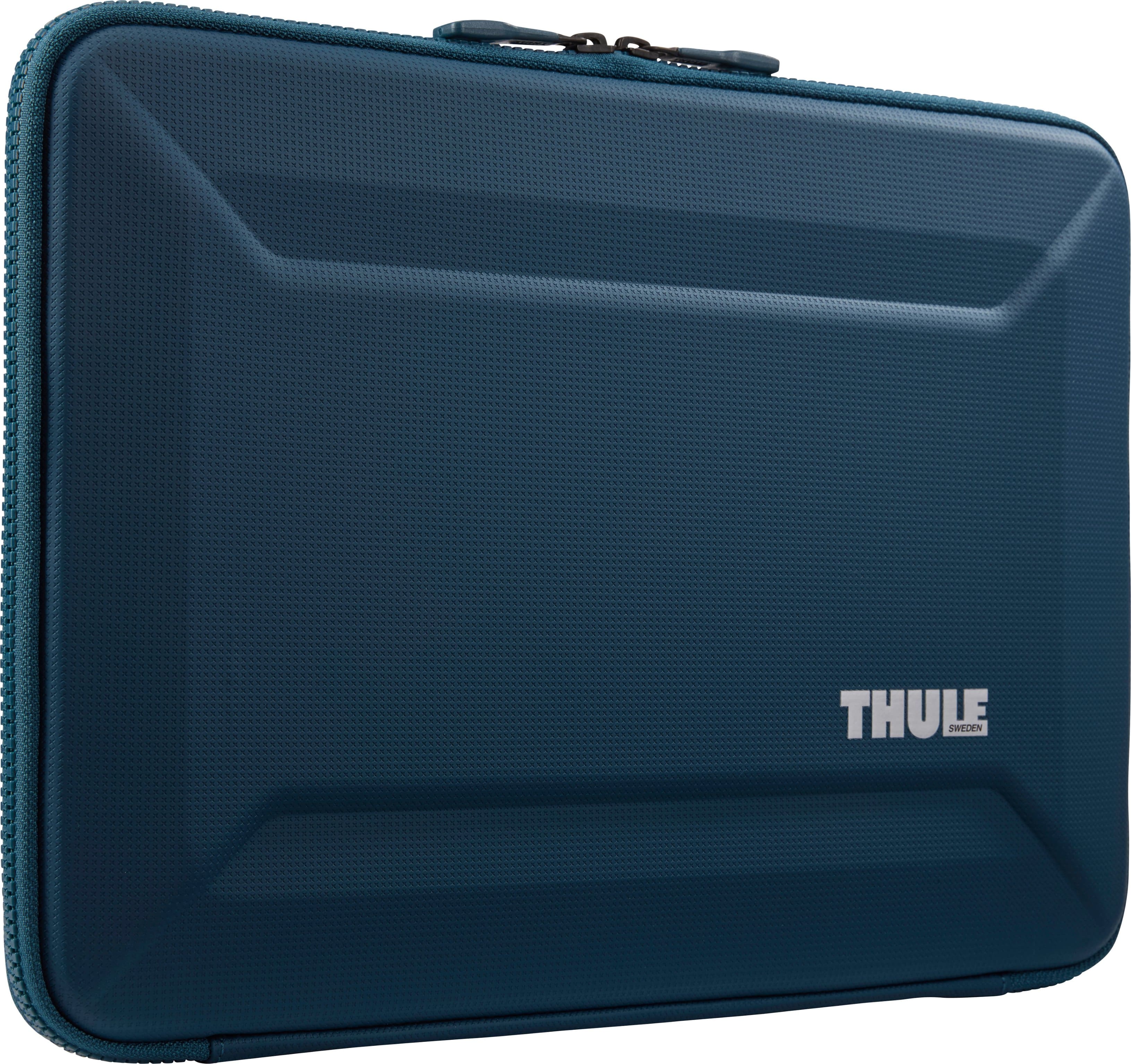 Back. Thule - Gauntlet Laptop Sleeve Laptop Case for 16” Apple MacBook Pro, 15” Apple MacBook Pro, PCs Laptops & Chromebooks up to 14” - Blue.