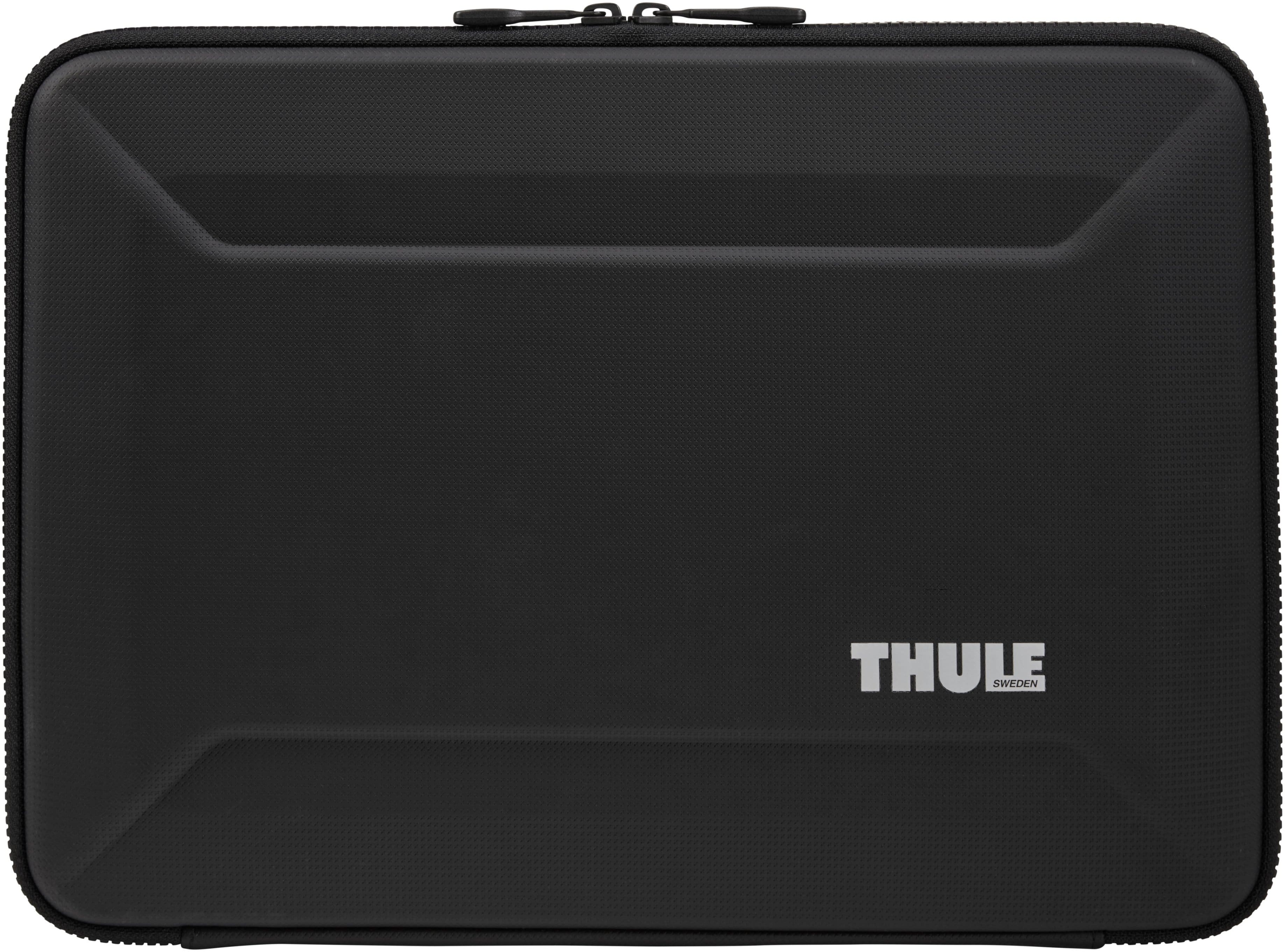 Front. Thule - Gauntlet Laptop Sleeve Laptop Case for 16” Apple MacBook Pro, 15” Apple MacBook Pro, PCs Laptops & Chromebooks up to 14” - Black.