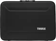 Front. Thule - Gauntlet Laptop Sleeve Laptop Case for 16” Apple MacBook Pro, 15” Apple MacBook Pro, PCs Laptops & Chromebooks up to 14” - Black.