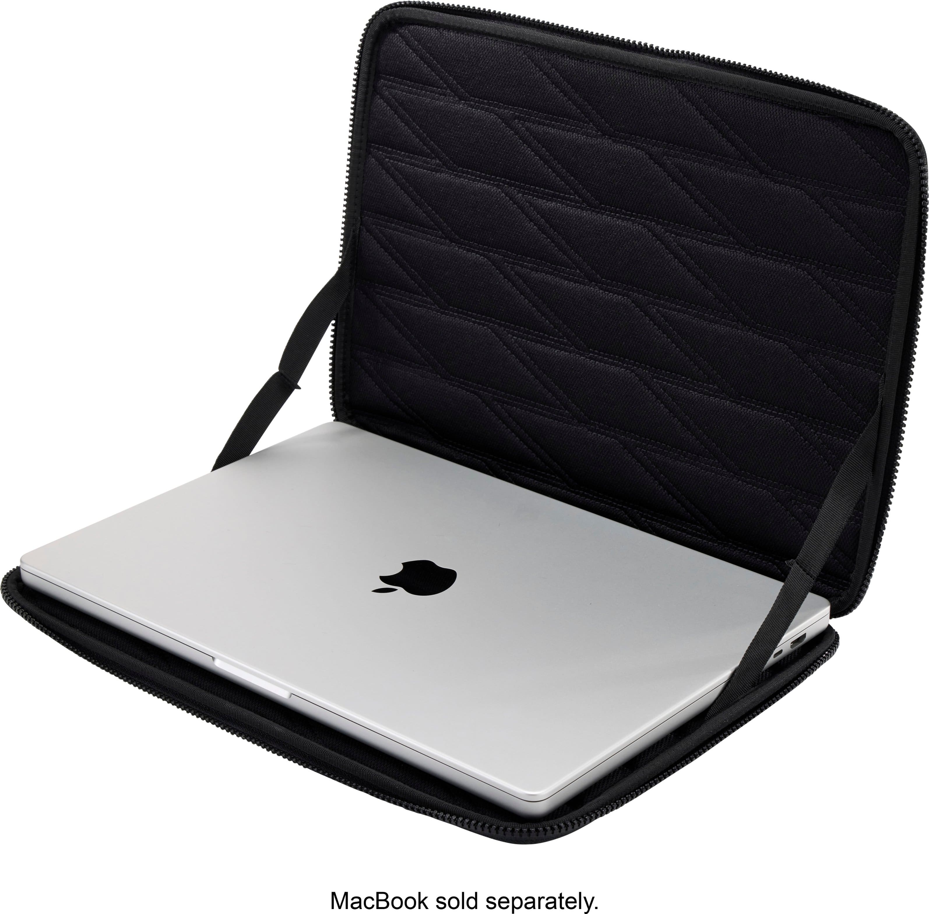 Alt View 11. Thule - Gauntlet Laptop Sleeve Laptop Case for 16” Apple MacBook Pro, 15” Apple MacBook Pro, PCs Laptops & Chromebooks up to 14” - Black.