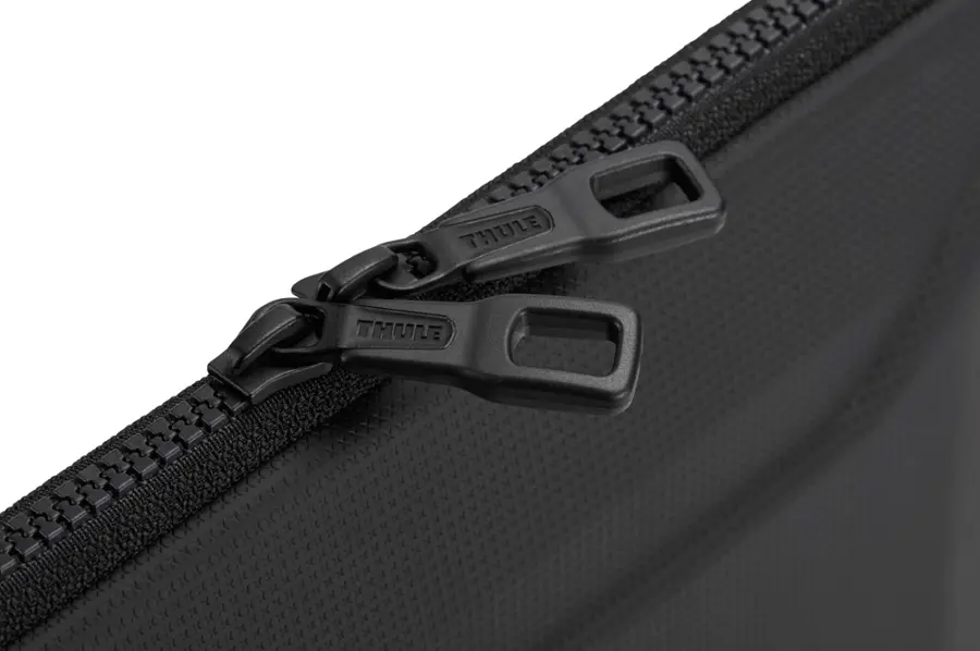 Alt View 13. Thule - Gauntlet Laptop Sleeve Laptop Case for 16” Apple MacBook Pro, 15” Apple MacBook Pro, PCs Laptops & Chromebooks up to 14” - Black.