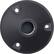 Front. Sonance - ROUND SURFACE MOUNT - Outdoor Speaker Mount (Each) - Black.