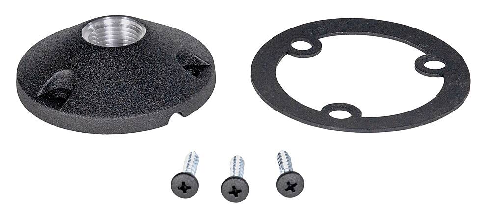 Alt View 14. Sonance - ROUND SURFACE MOUNT - Outdoor Speaker Mount (Each) - Black.