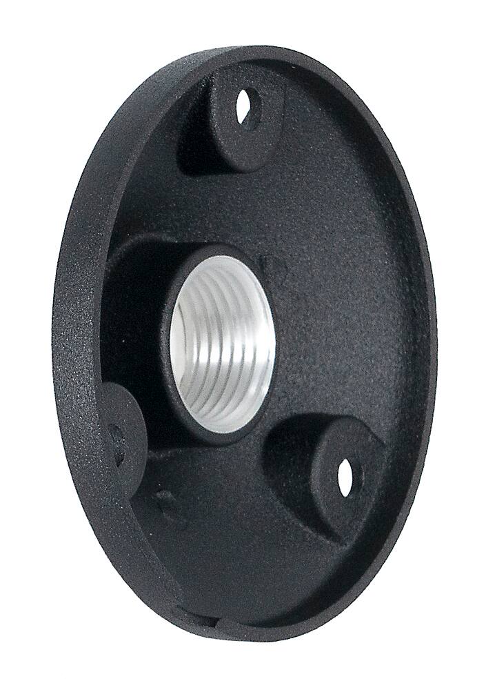 Back. Sonance - ROUND SURFACE MOUNT - Outdoor Speaker Mount (Each) - Black.