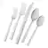 Angle. Henckels - International Madison Square 65-pc 18/10 Flatware Set - Stainless Steel.