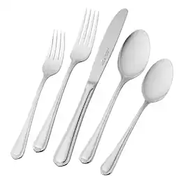 Henckels - International Alcea 65-pc 18/10 Flatware Set - Stainless Steel