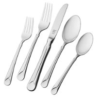 ZWILLING - Henckels Provence 45-pc 18/10 Stainless Steel Flatware Set - Stainless Steel - Angle_Zoom