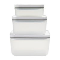 ZWILLING - Fresh & Save 3-pc Plastic Vacuum Box Set - Assorted Sizes - Clear - Angle_Zoom