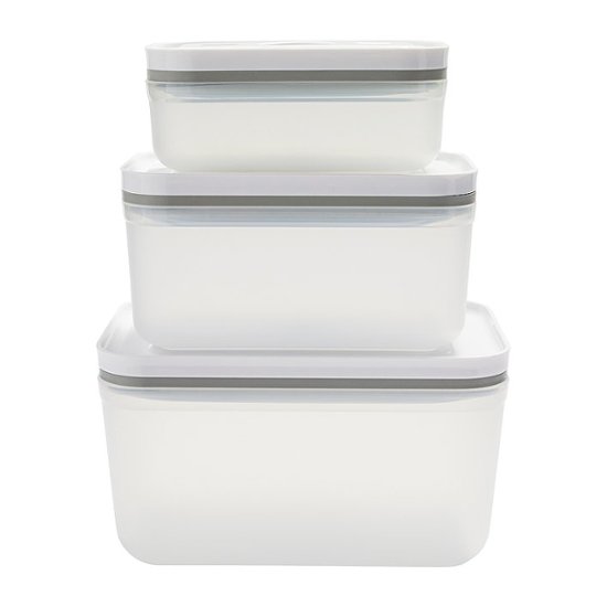 ZWILLING Fresh & Save 3-pc Glass Food Storage, Meal Prep Container,  Assorted Sizes