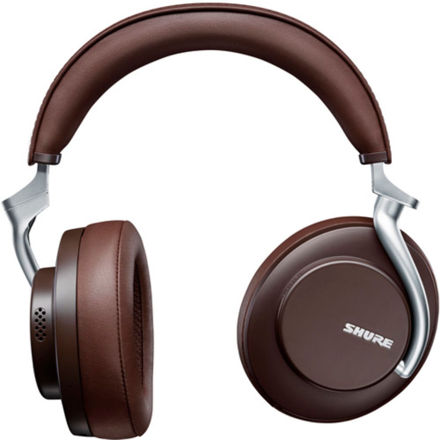 Angle View: Shure - AONIC 50 Wireless Noise Canceling Headphones - Brown