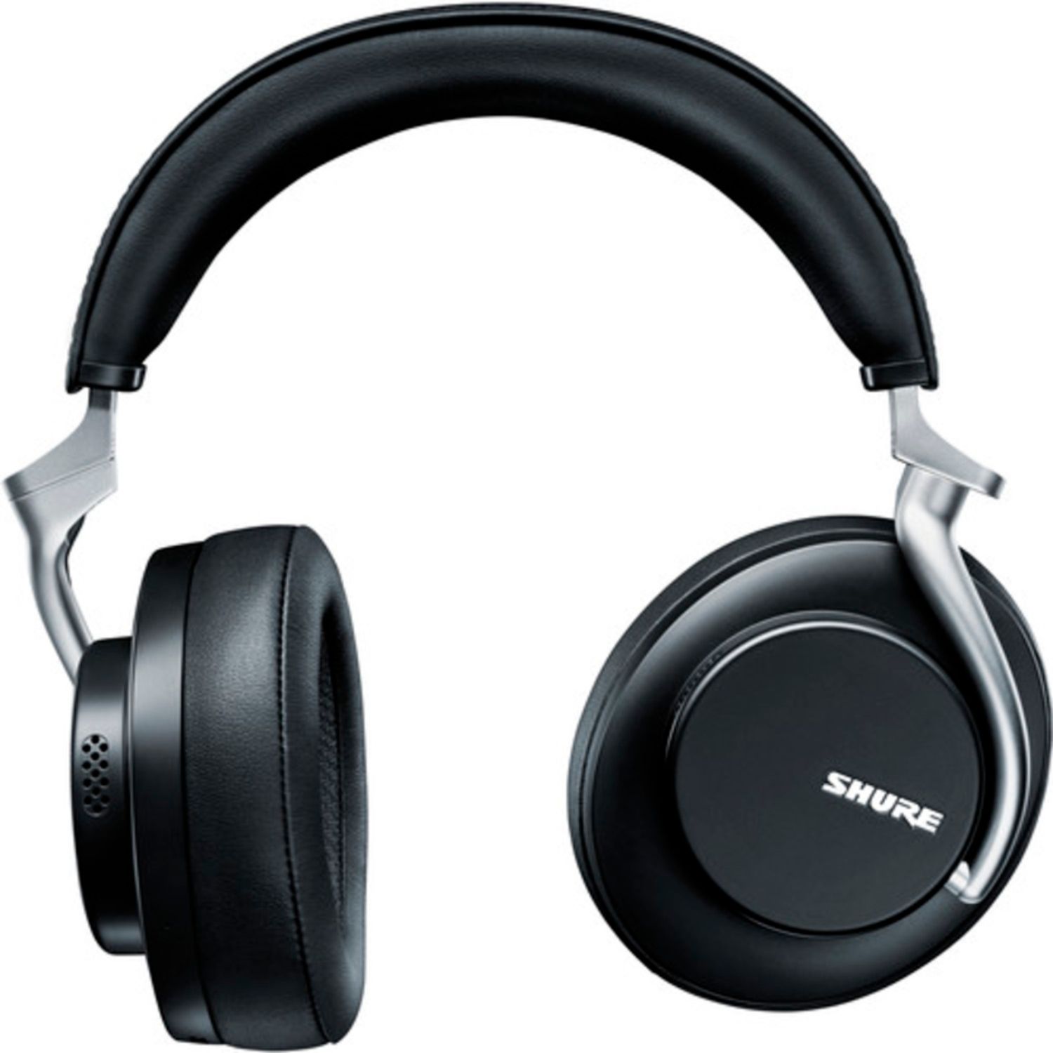 Angle View: Shure - AONIC 50 Wireless Noise Canceling Headphones - Black