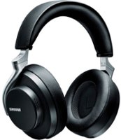 Shure - AONIC 50 Wireless Noise Canceling Headphones - Black - Front_Zoom