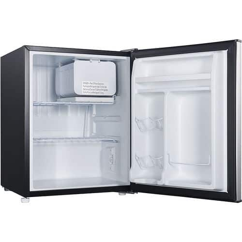 Amana - 2.7-Cu. Ft. Single-Door Mini Fridge with Half-Width Chiller Compartment