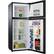 Angle. Amana - Energy Star 4.6-Cu. Ft. Dual-Door Mini Refrigerator with Top-Mount Freezer - Black.