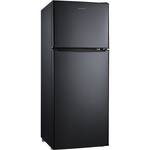Amana Energy Star 4.6-Cu. Ft. Dual-Door Mini Refrigerator with Top-Mount Freezer, Black - Front_Standard