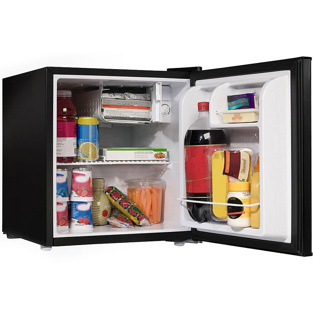 Best Buy: Amana 1.7-Cu. Ft. Single-Door Mini Refrigerator with Half ...