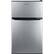 Front Zoom. Amana - 3.1-Cu. Ft. Dual-Door Mini Fridge with Top-Mount Freezer - Silver.
