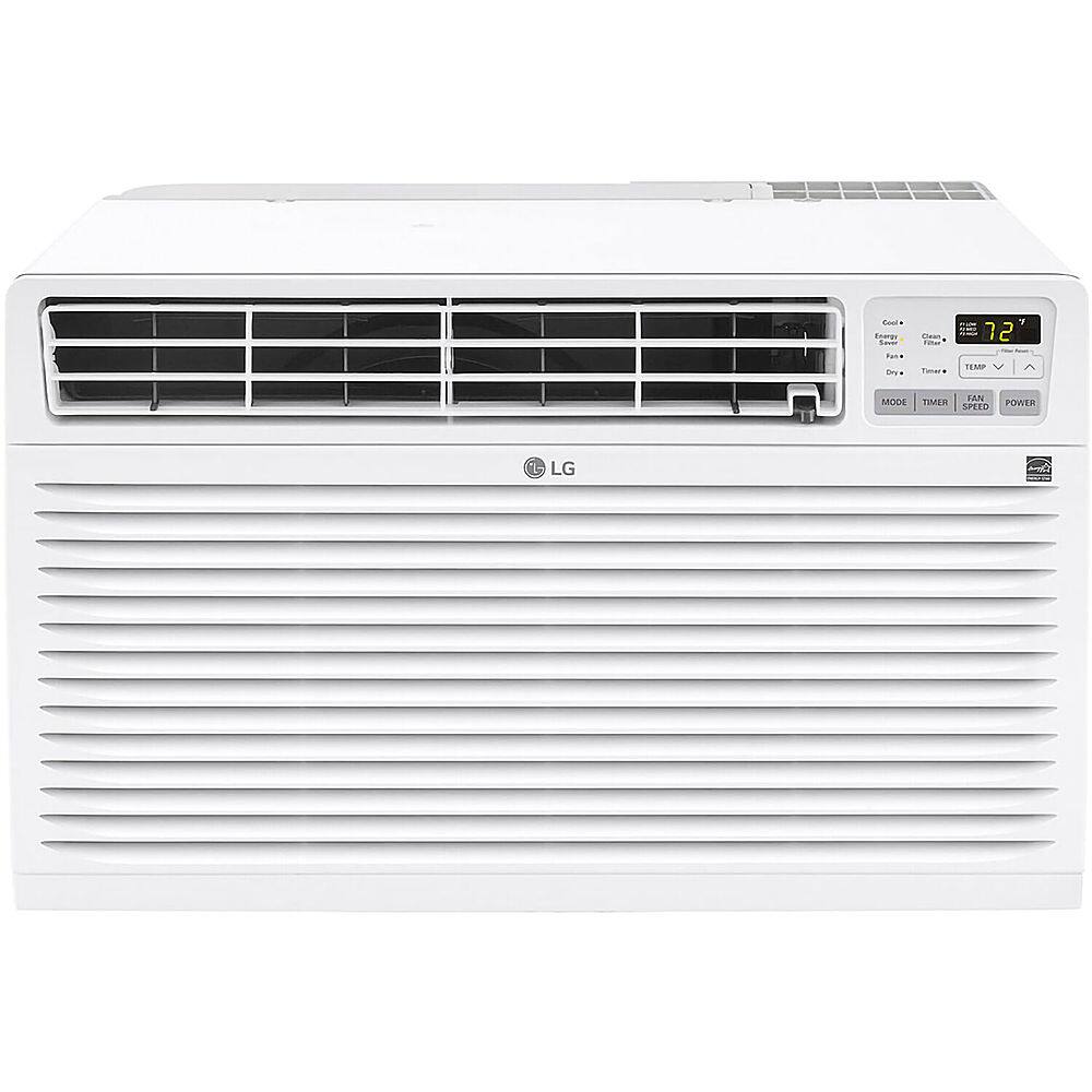 LG - 14,000 BTU 700 Sq. Ft. 230V In Wall Air Conditioner with Remote - White