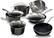 Left. Granitestone - Non Stick 10pc Cookware Set - Hammered Pewter.