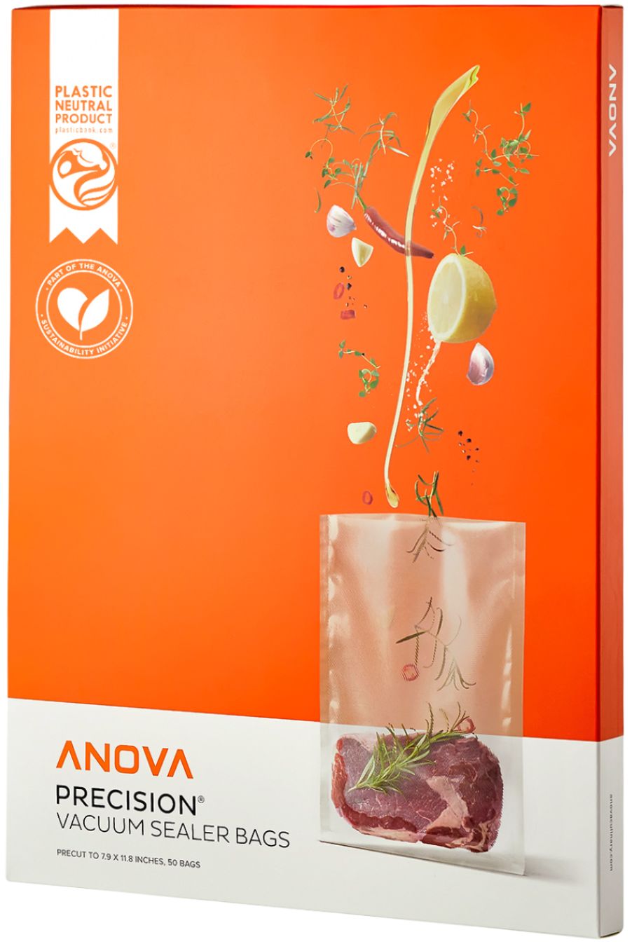 Angle View: Anova - Precision Vacuum Sealer Bags (Pre-cut) - Clear