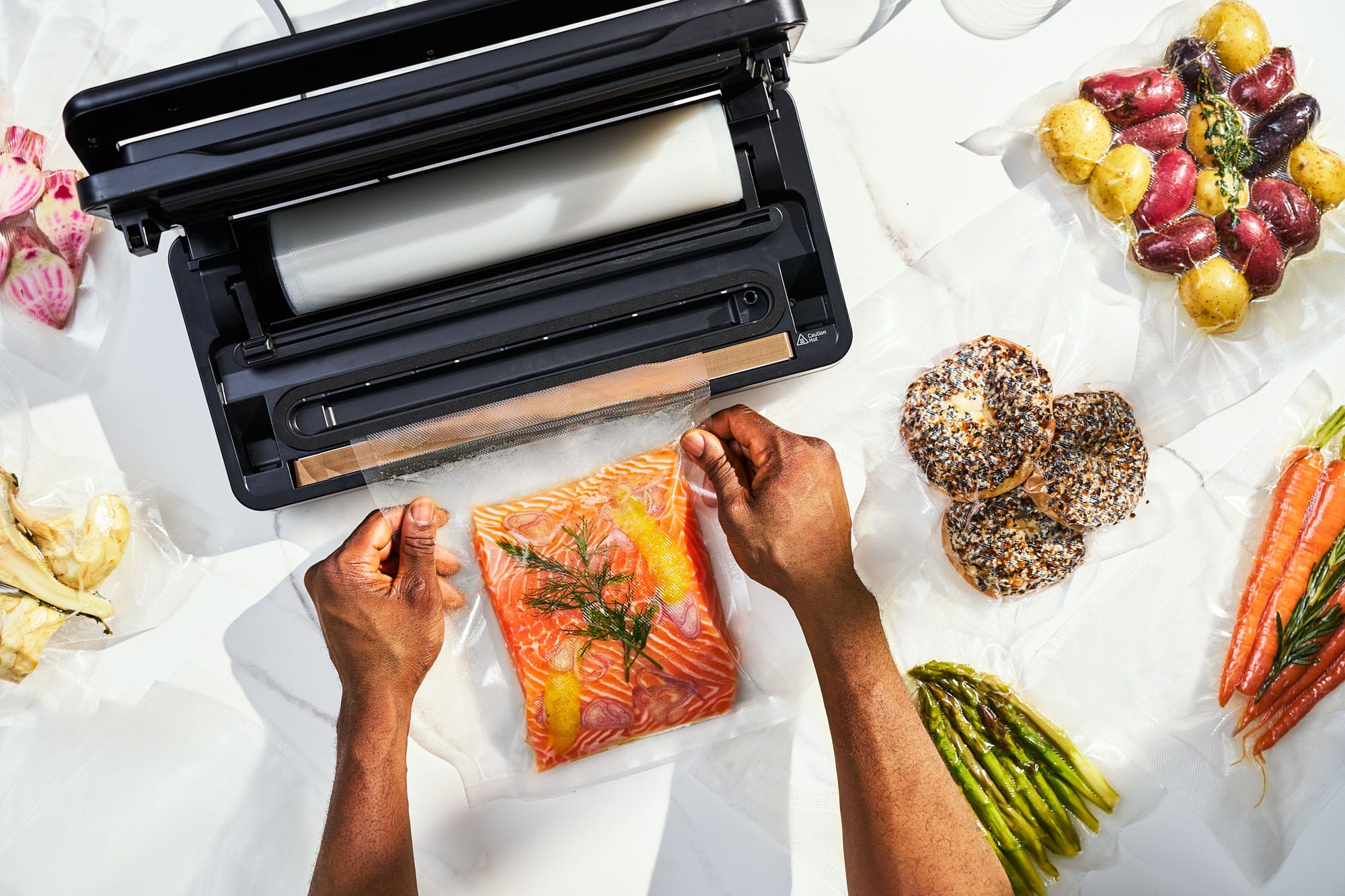 Alt View 13. Anova - Precision Vacuum Sealer Bags (Rolls) - Clear.